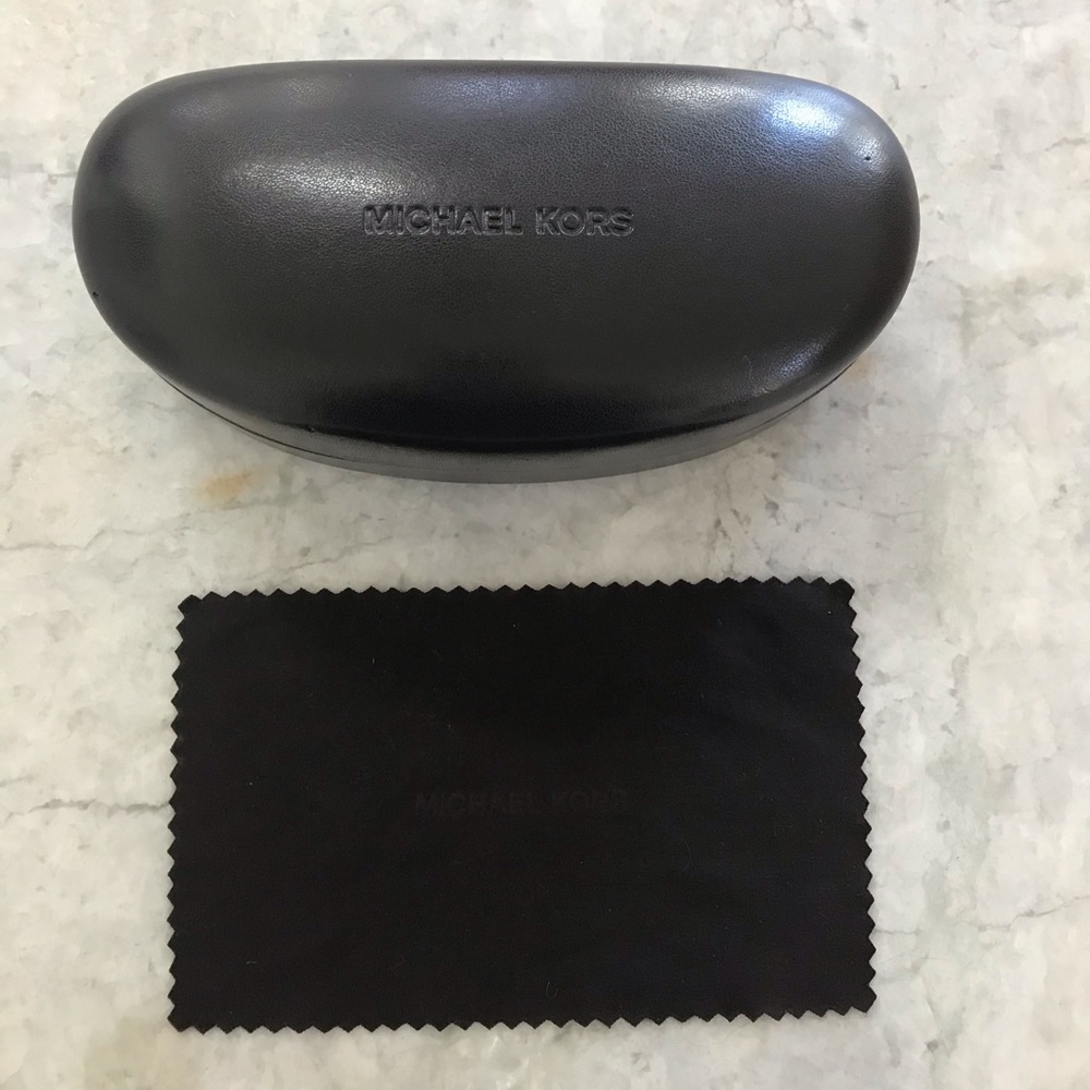 Michael kors sunglasses case and cleaning cloth
